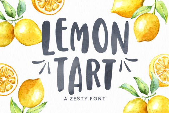 A Lively Hand-Drawn Font Like Lemon Tart