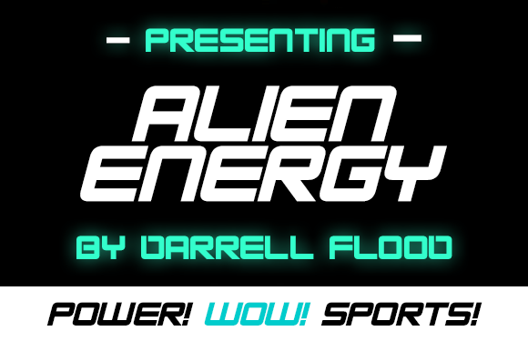 Alien Energy: A Modern Display Font for Digital Design