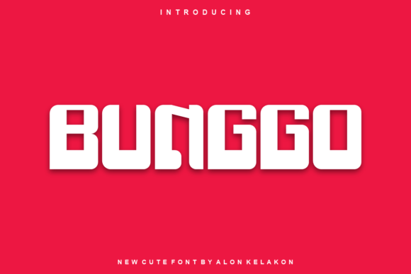 Bunggo: A Display Font That's Both Bold and Gentle