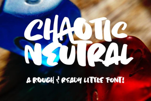 Chaotic Neutral: A Strategic Display Font for Digital Branding