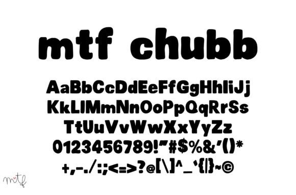 Chubb: A Fun and Friendly Display Font for Editorial Design