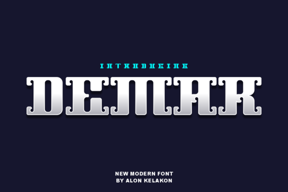 Demar Font: A Cool Modern Typeface for Sharp Branding