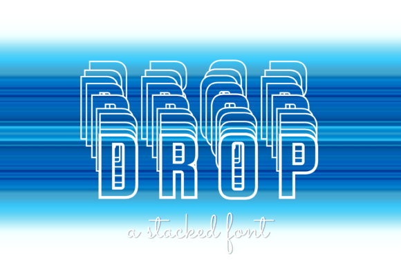 Drop: A Display Font Designed for Modern Digital Experiences