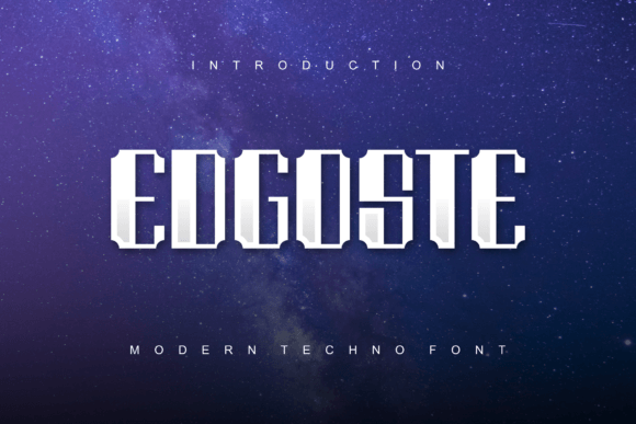 Edgoste: A Bold Font for Confident Digital Layouts