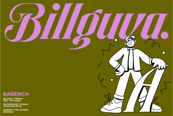 Exploring Billguva: A Modern Display Font for Digital Projects