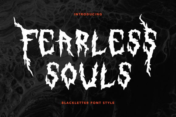 Fearless Souls: A Display Font for Distinctive Editorial Mood