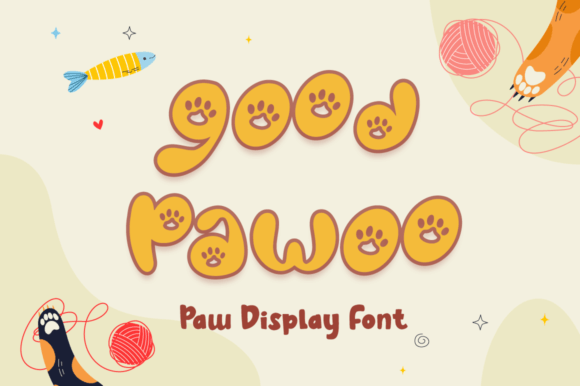 Good Pawoo: A Playful Display Font for Digital Design
