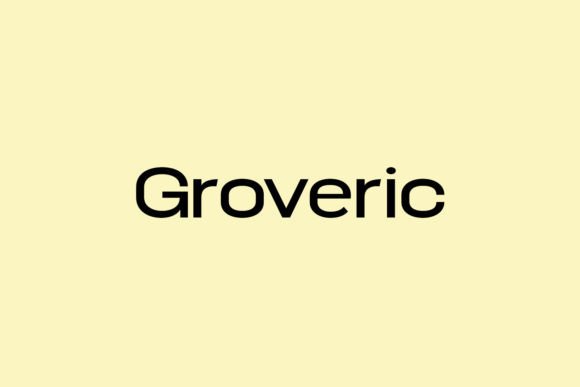 Groveric: A Modern Display Font for Editorial Impact