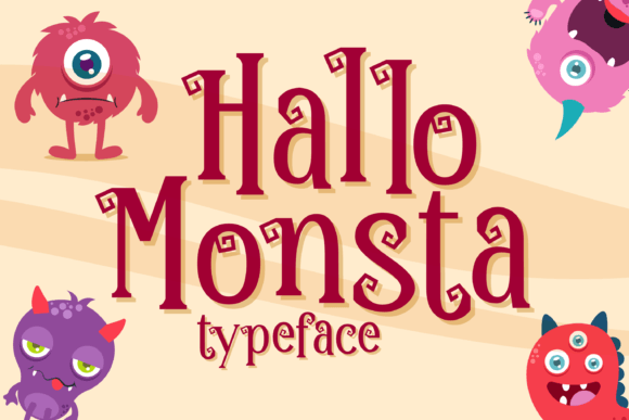 Hallo Monsta: A Fun and Playful Font for Seasonal Business Branding