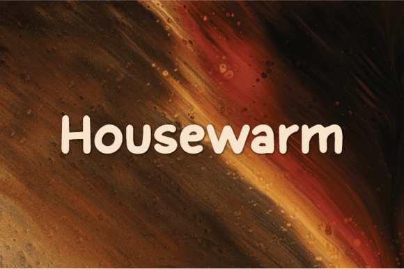 Housewarm: A Font That Makes Words Feel Like Home
