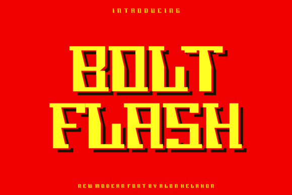 How a Bold Font Like Bolt Flash Can Shape Your Brand Story