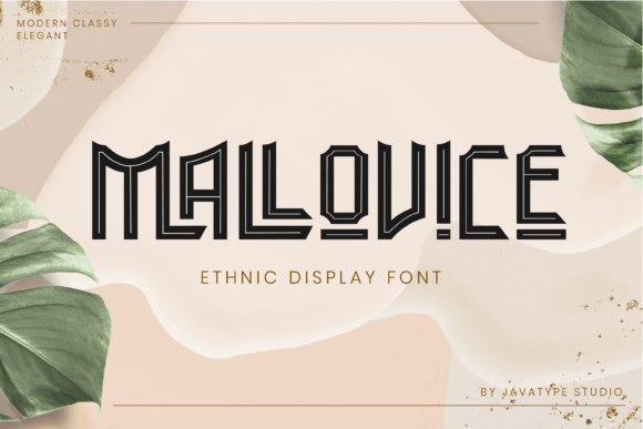 Mallovice: A Display Font Built for Campaign Personality