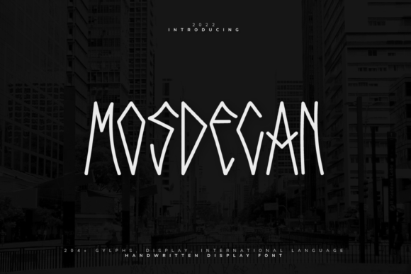 Mosdecan: A Modern Display Font to Elevate Your Brand