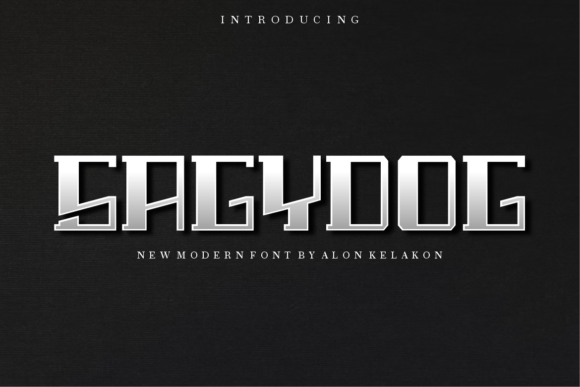 Sagydog: The Modern Display Font for Strategic Marketers