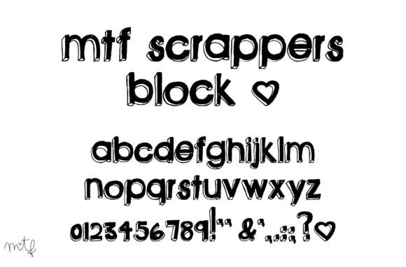 Scrappers Block: A Dynamic Display Font for Bold Creatives