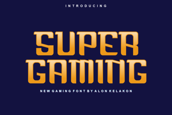 Super Gaming: A Font That Upgrades My Business's Visual Story