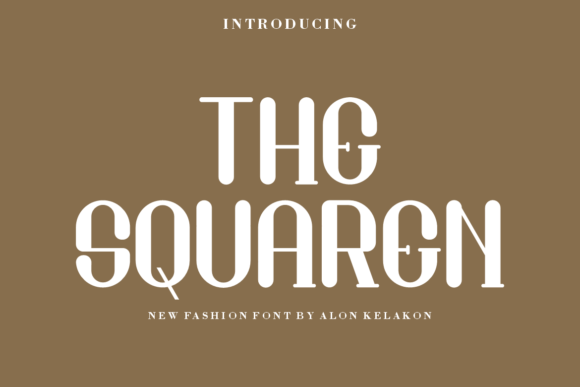 The Squaren: A Font That Gives Your Brand a Polished Look