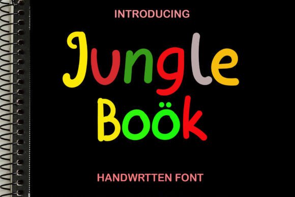 Using the Jungle Book Font for Your Handmade Product Designs